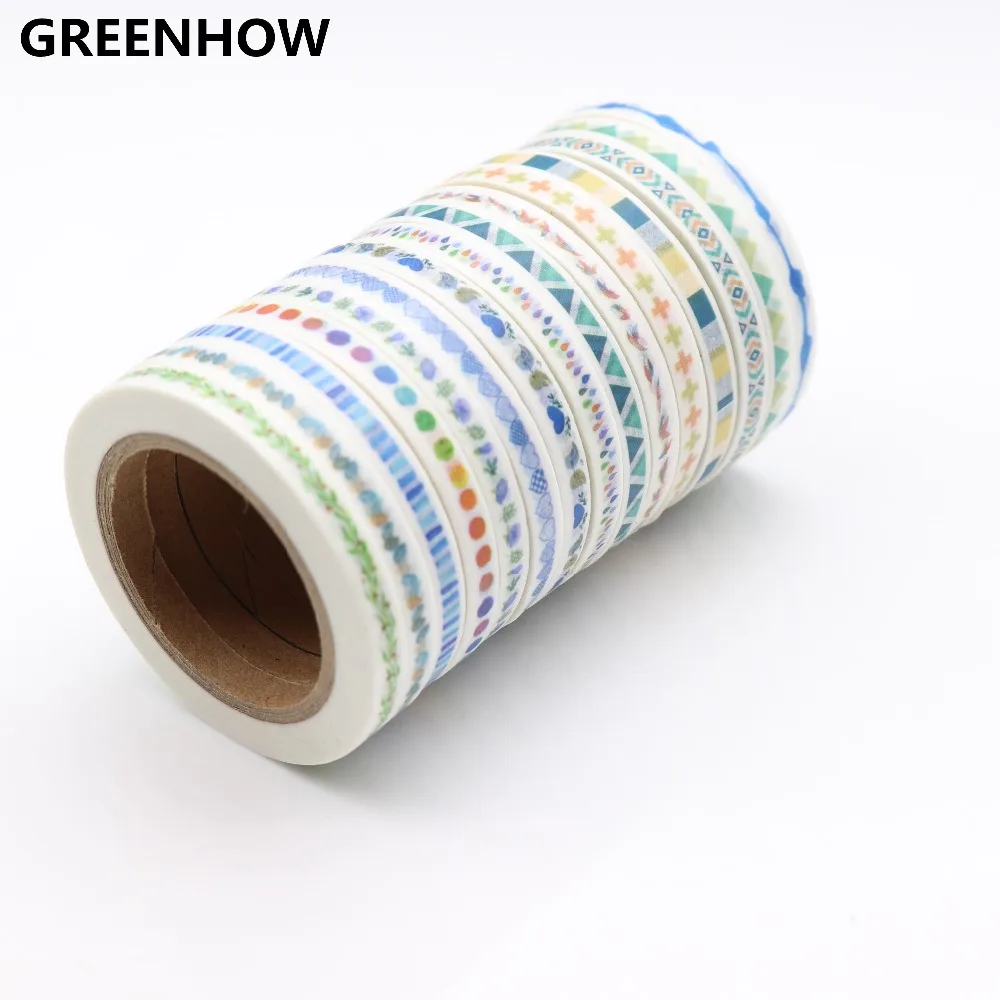 Бумажная лента GREENHOW для самостоятельного изготовления 1 шт. клейкая маскировки