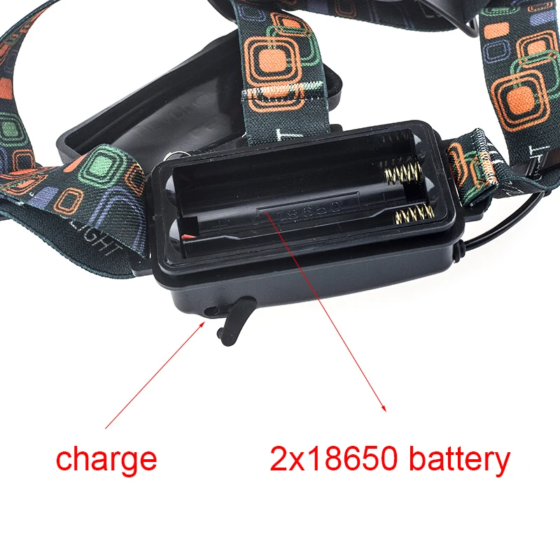 CREE xm l T6 * 3 светодиодные фары 8000LM аккумуляторные фара Масштабируемые Глава шлем