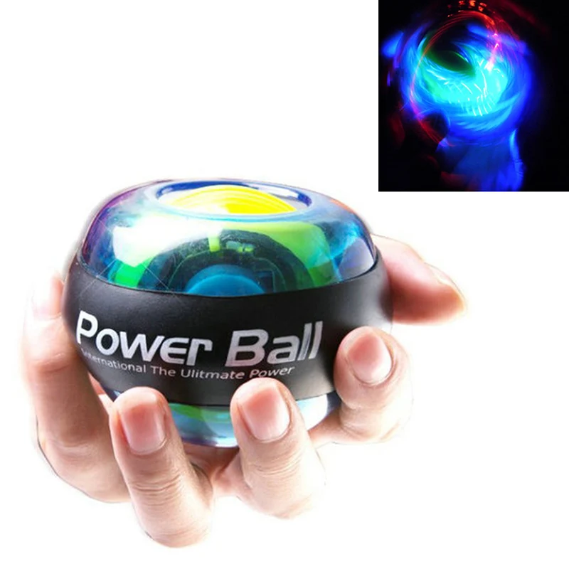 Trainer Relax Gyroscope Ball LED Wrist ball Arm Muscle Force Power Exercise Strengthen Hand Grips Fitness Equipment | Спорт и