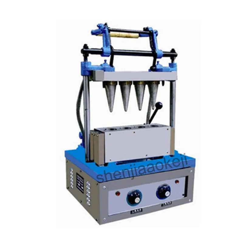 Verkauf DST-4 Eis Ei Tablett Maschine Wafer Tasse Maker Eis Kegel, Der Maschine 220V (50Hz) 2400W 1pc