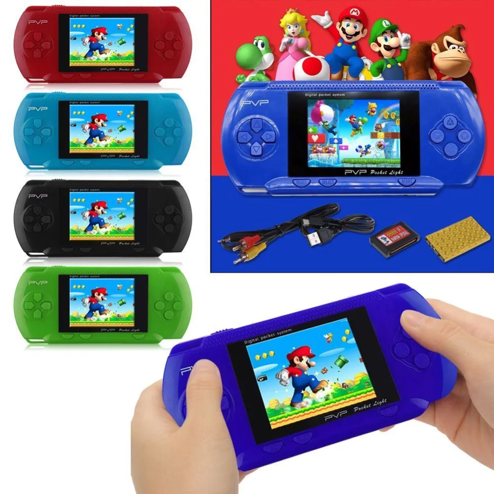 

2018 PVP 3000 Handheld Game Player Built-in 89 Games Portable Video 2.8'' LCD Handheld Player For Family Mini Video Game Console