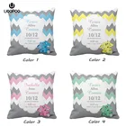 Наволочка на заказ для детской подушки с милым шевроном и принтом слона, синяя наволочка для детской подушки из полиэстера, наволочка для детской комнаты