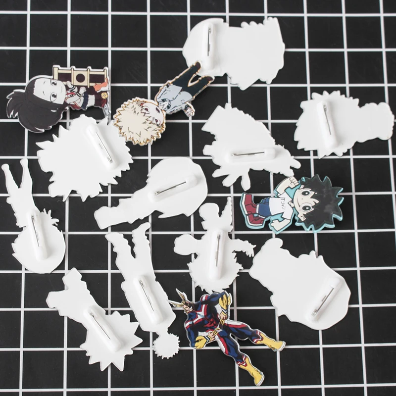 1 шт. микс моя геройская Академия Мультяшные значки на булавке Kawaii значок рюкзаке