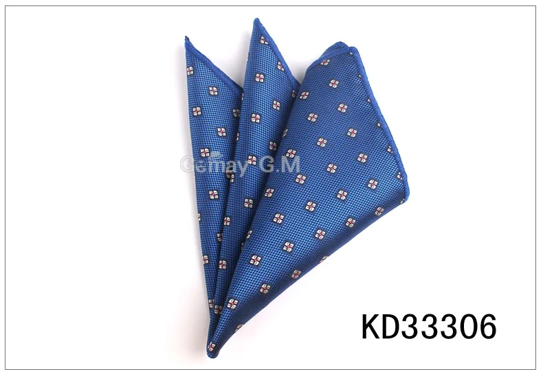 KD33306 Пейсли Карманный квадратный цветочный платок для костюмов 25 см* 25 см Hankies для мужчин и женщин Брендовые костюмы карманные мужские платки - Цвет: KD33306