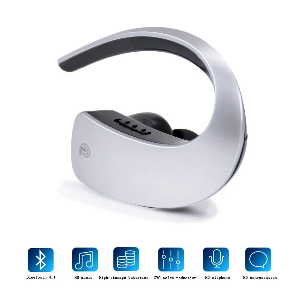 Беспроводные стерео наушники Dbigness Bluetooth 4 1 спортивные музыкальные с микрофоном