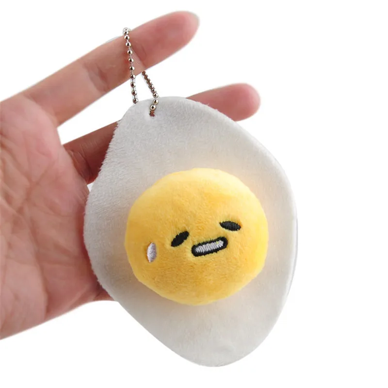 2017 Новинка Gudetama Yoshi Yolk Bros Плюшевые игрушки Kawaii Lazy Egg кулоны куклы сумка для ключей