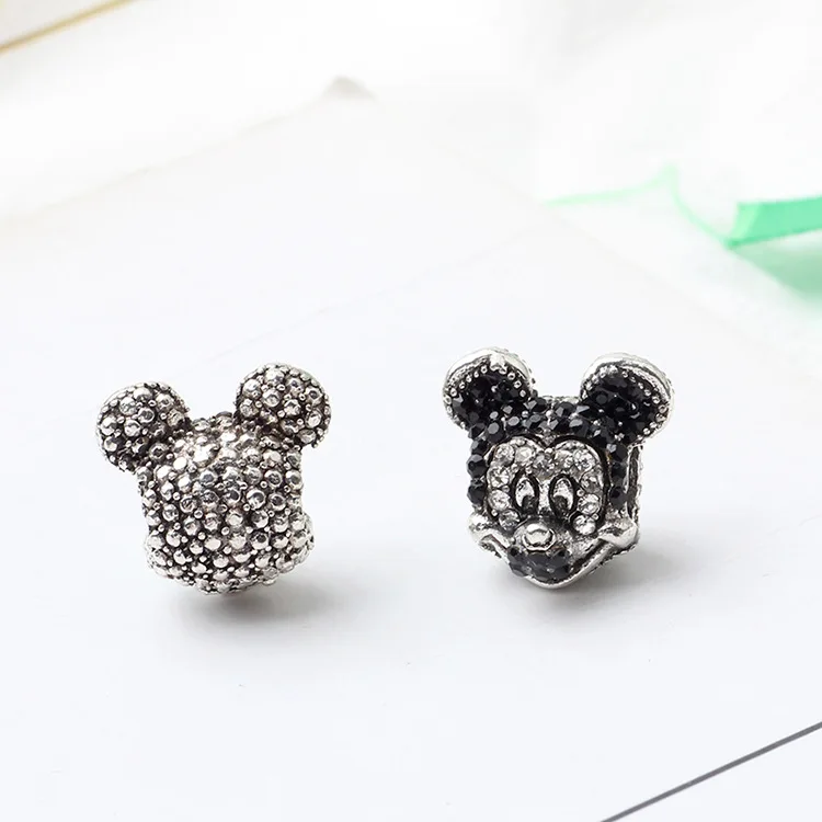 2 шт. детский манеж disney Микки Маус Дети DIY ожерелье браслет аксессуары свитер ювелирные изделия кулон подарок для девочки браслет