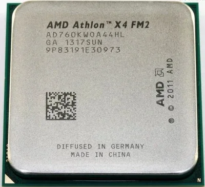 Четырехъядерный процессор AMD X4 760K интерфейс 3 8G FM2 не блокирует официальную версию