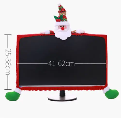 Чехол для ноутбука с ЖК-экраном и монитором Merry Christmas подходит 19-27 дюймов чехол