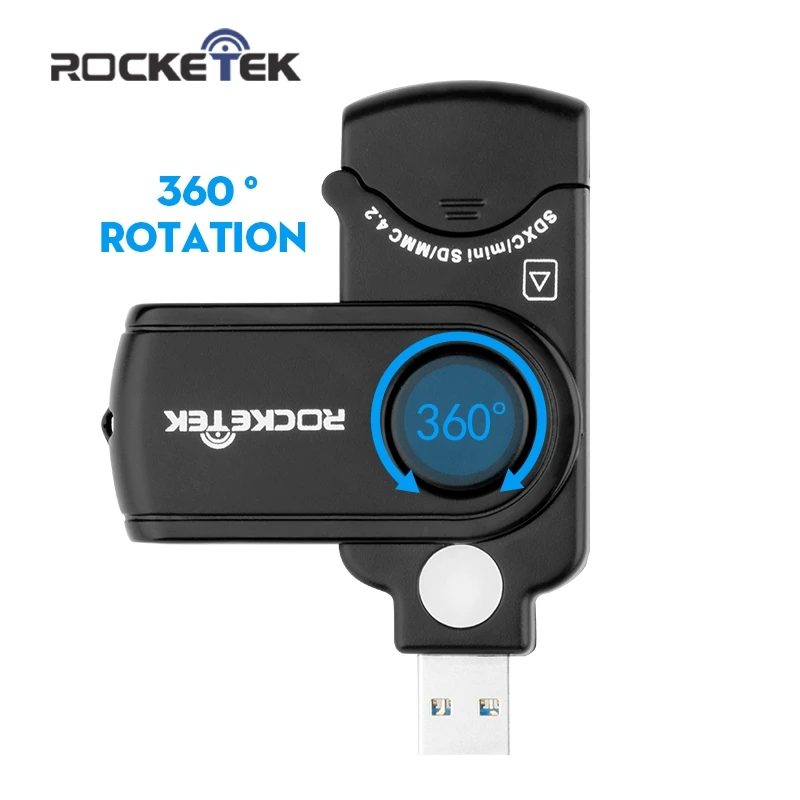 Адаптер для чтения карт памяти Rocketek usb 3 0 SD TF micro ПК компьютера ноутбука