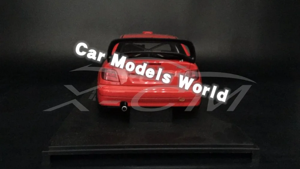 Литая модель автомобиля для AA Xsara WRC 2004 обычный корпус 1:18 (красный) + маленький