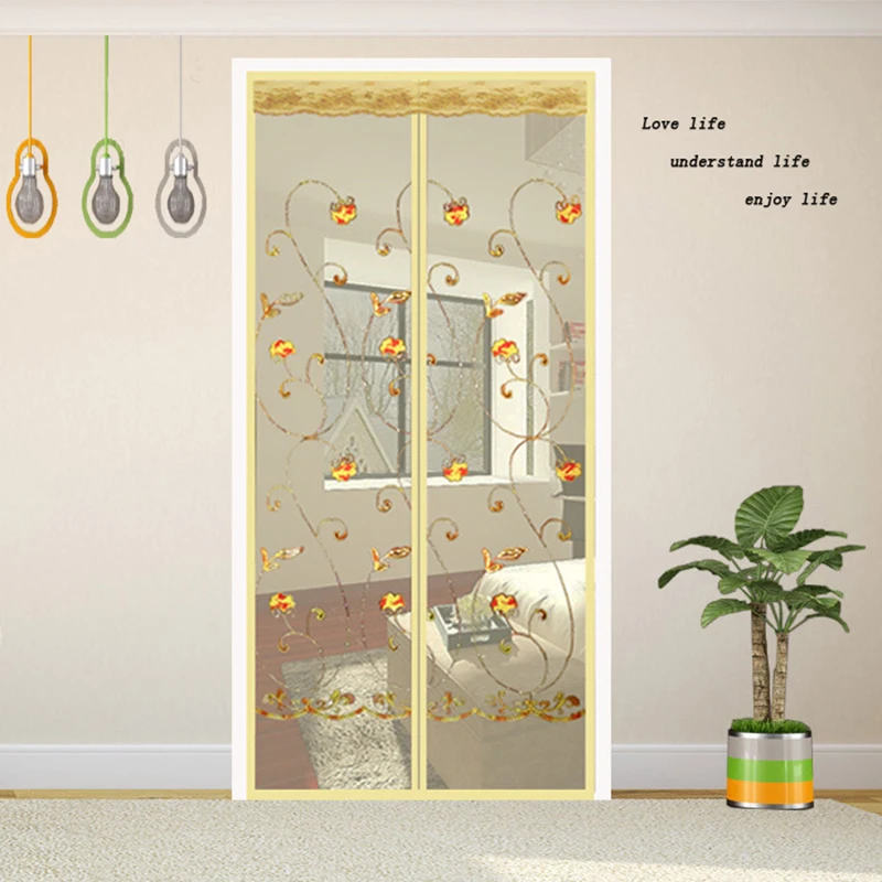 Летняя магнитная сетка от комаров насекомых мухи Жуков занавеска автоматическое