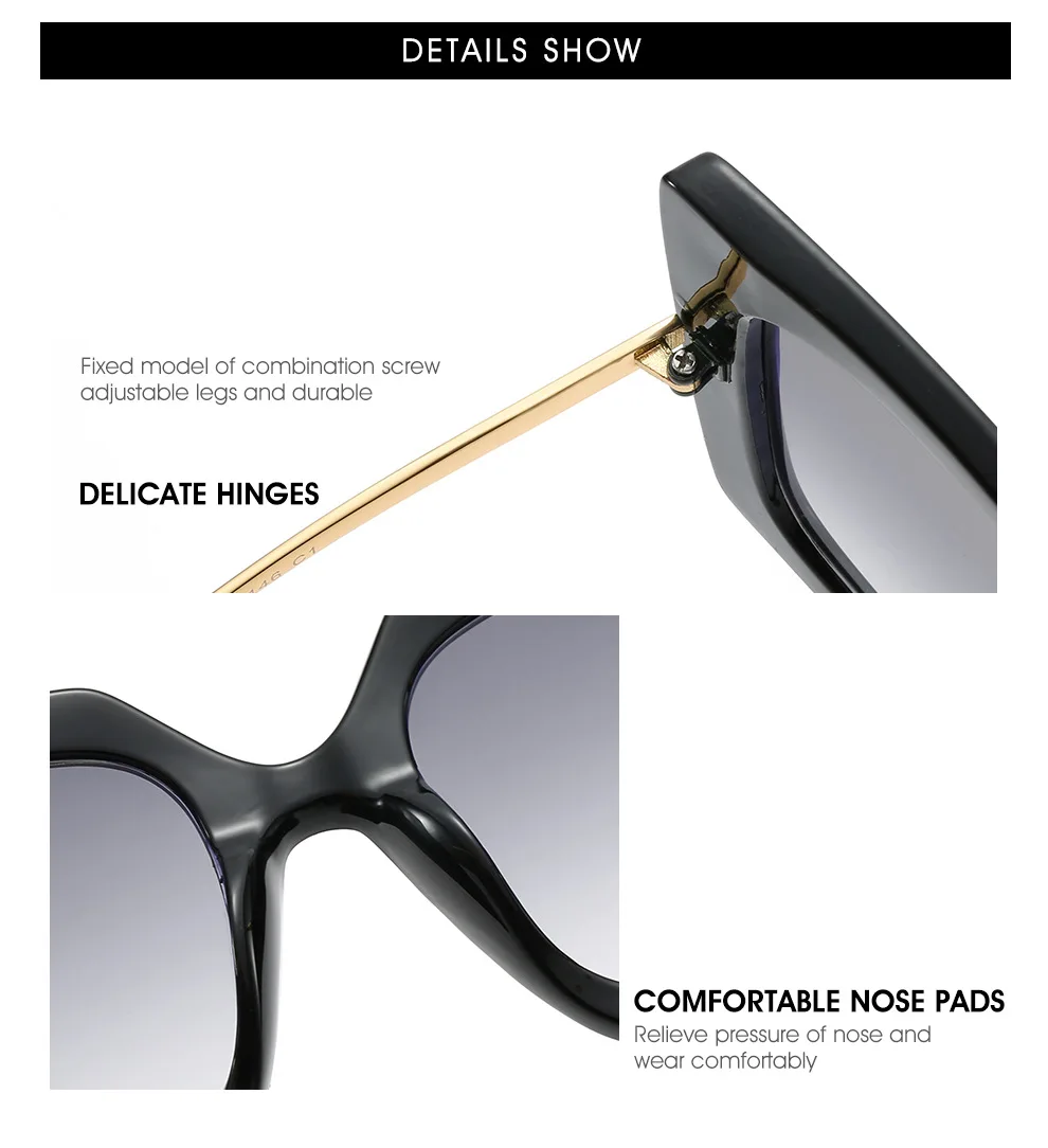 Женские и мужские солнцезащитные очки DPZ большие квадратные с леопардовой