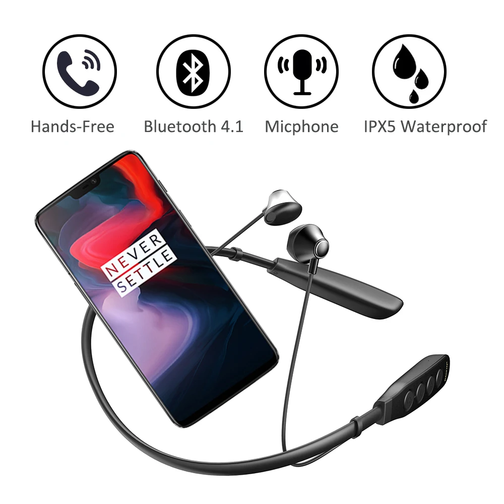 Rylin M8 IPX6 водонепроницаемые Bluetooth 4 1 наушники беспроводные 10 часов гарнитура HiFi
