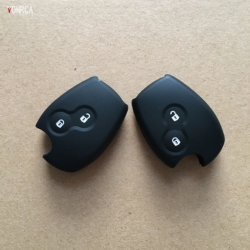 2 кнопки ключ автомобиля силиконовый чехол для Renault Dacia Logan Sandero Clio Megane Kangoo модус Espace брелок защитный чехол