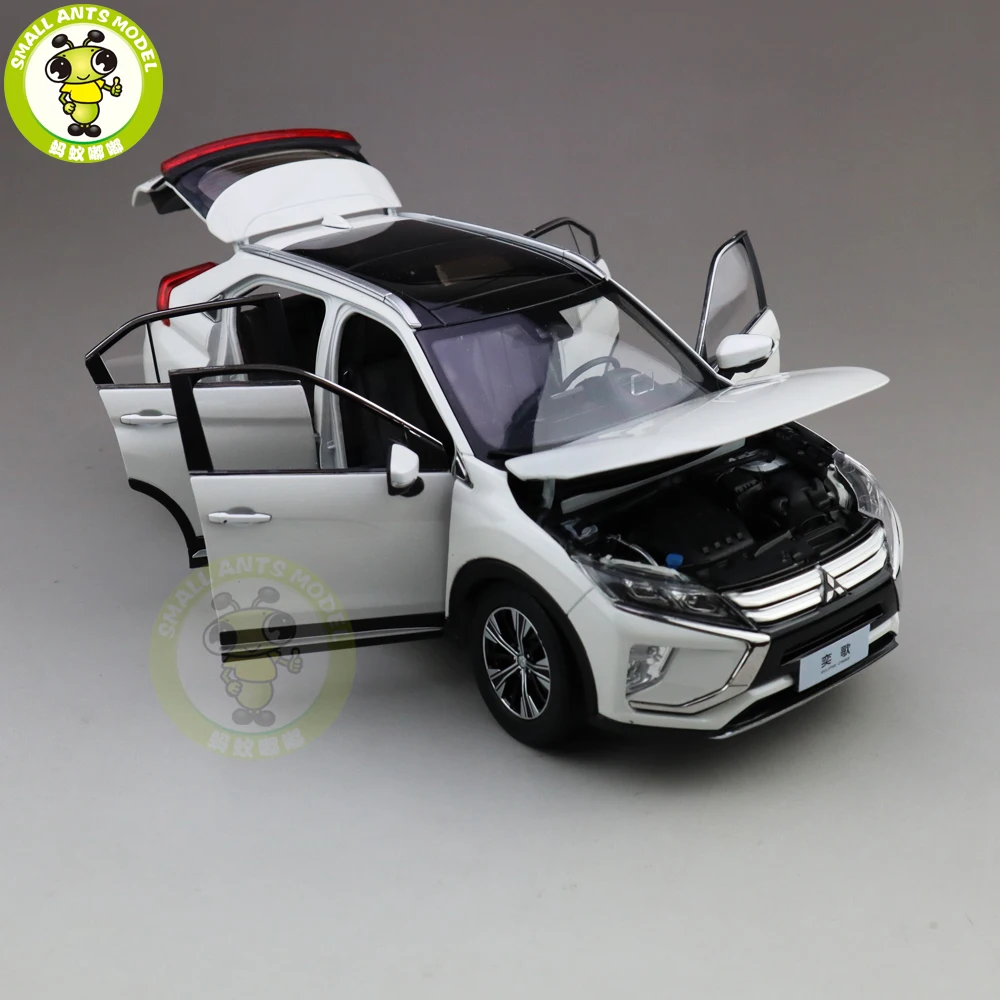1/18 Mitsubishi ECLIPSE CROSS SUV литая модель металлический Автомобиль SUV модель игрушки для детей подарок для мальчиков и девочек Коллекция белый