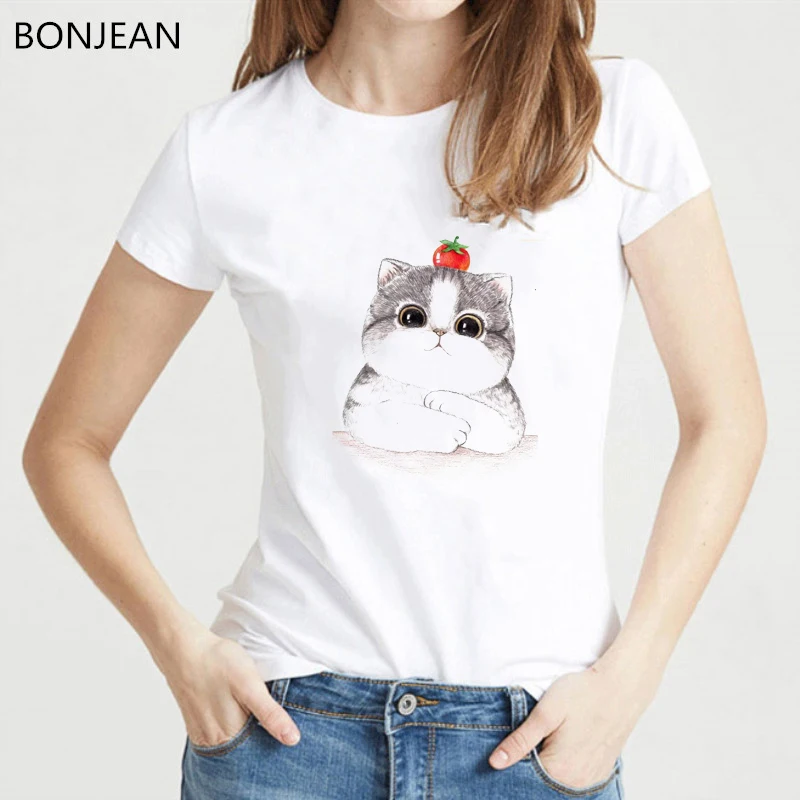 Женская футболка с рисунком модель 2019 года Повседневная коротким рукавом и
