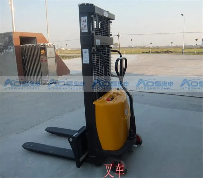 1500 кг портативный гидравлический полуэлектрический штабелер поддонов 2 м|stacker