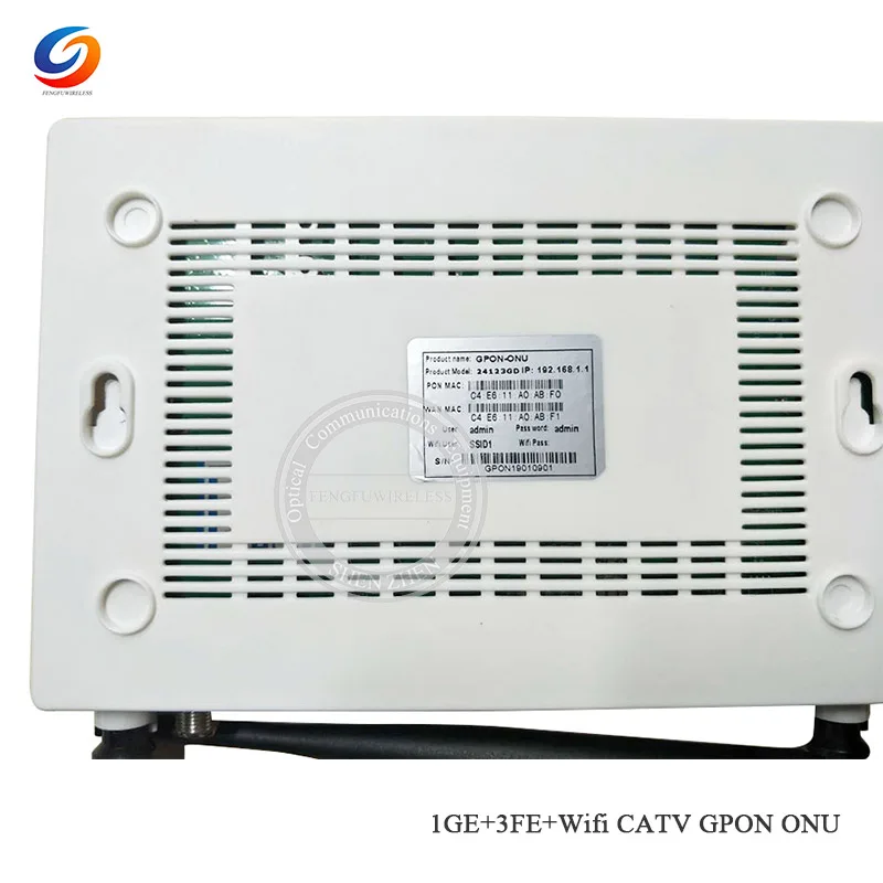 2019 Лидер продаж 1GE + 3FE CATV WIFI GPON/EPON ONU ONT роутер совместимый с Huawei ZTE GPON EPON английская