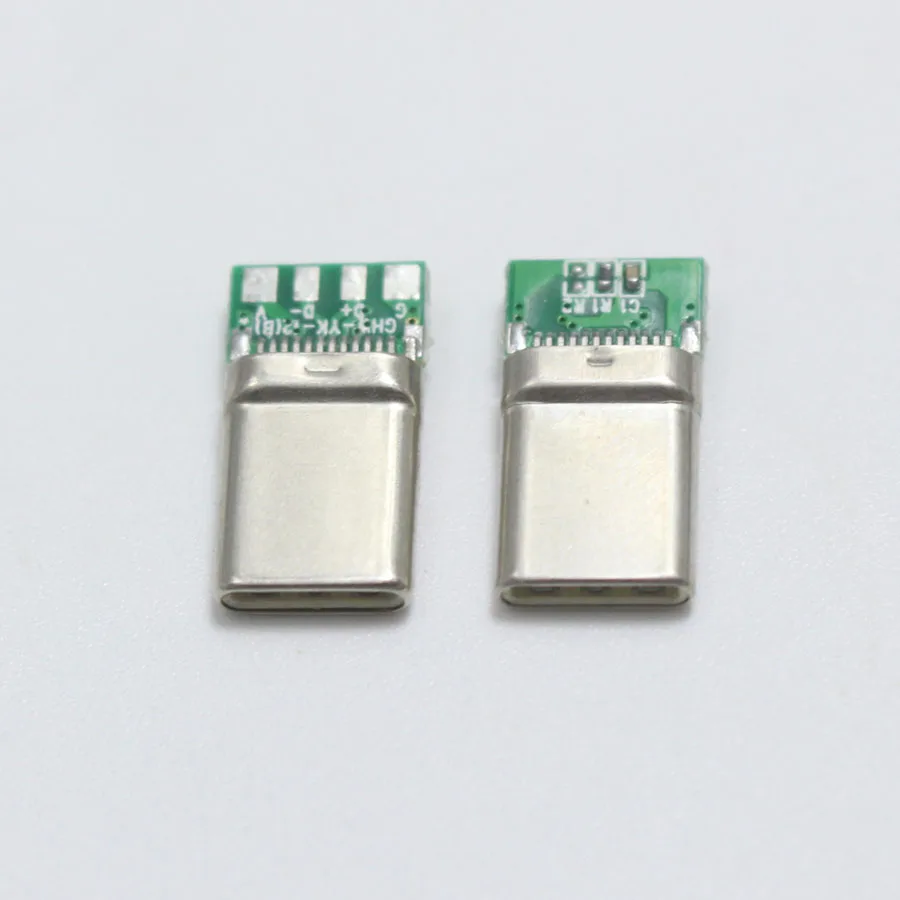 Оригинальный двухсторонний штекер USB 3.0 Type-C для зарядного кабеля мм2 |