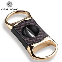 luxury gadgets portable dark grey stainless steel metal cigar cutter three color for choose cle 30008