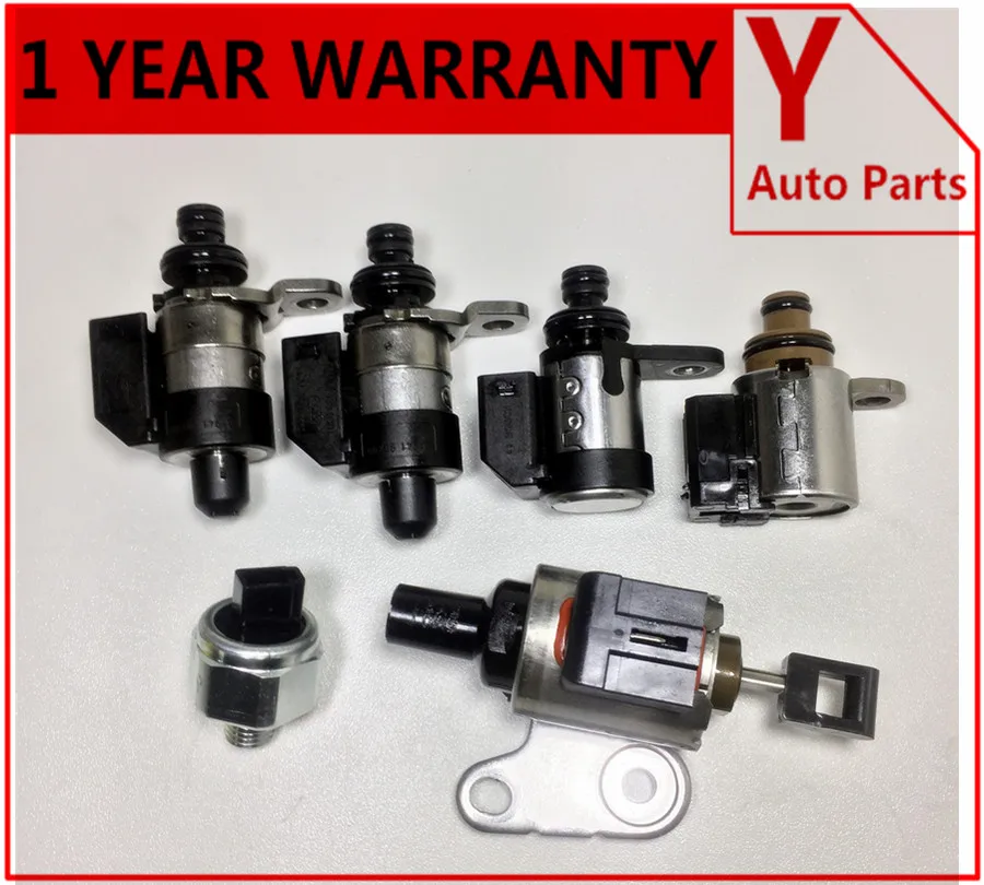 

Set of 6pcs Transmission Shift Solenoid JF010E F4A41 F4A42 F4A51 V4A51 for Nissan Altima, Maxima, Murano and Quest