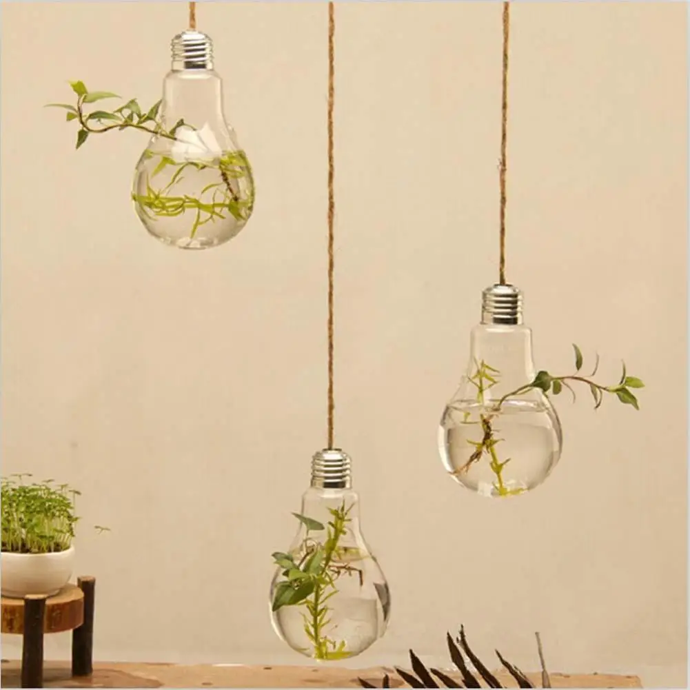 Подвесной цветочный горшок стеклянная ваза шар террариум настенный аквариум