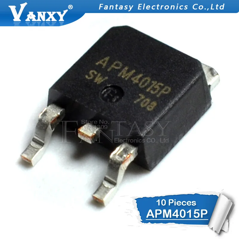 10 шт. APM4015P TO252 APM4015 TO-252 4015P SMD | Электронные компоненты и принадлежности