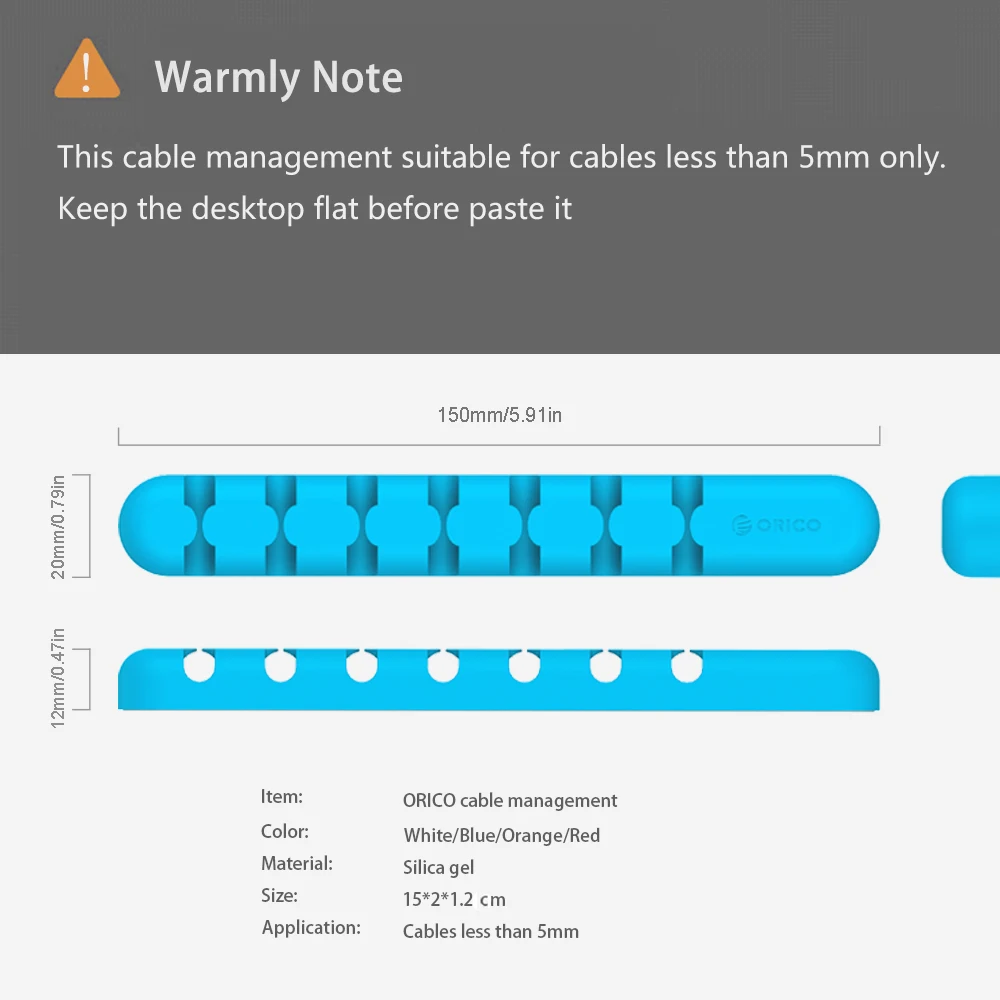 ORICO кабель для намотки наушников Кабельный органайзер хранения провода