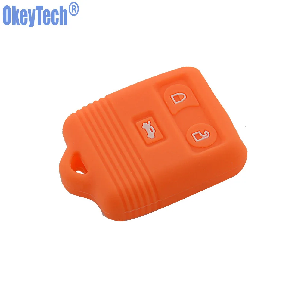 Силиконовый чехол OkeyTech для ключа Ford Transit MK6 Connect 2000 2006 установка автомобильного 3
