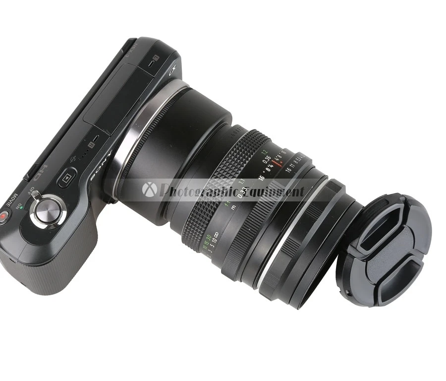 Металлический макро адаптер NEX для камеры Sony A6000 A6300 A6500 A5100 ILCE 5000 A7 A7R II NEX7 защитный