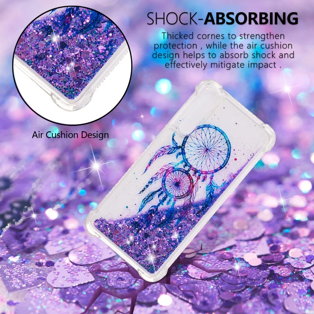 Quicksand 3D Жидкий чехол для Coque Huwei Huawei P20 Pro Mate 20 10 Lite Honor 6C Y3 Y5 III Y6 Y7 2017 Etui Telefoon Hoesjes |