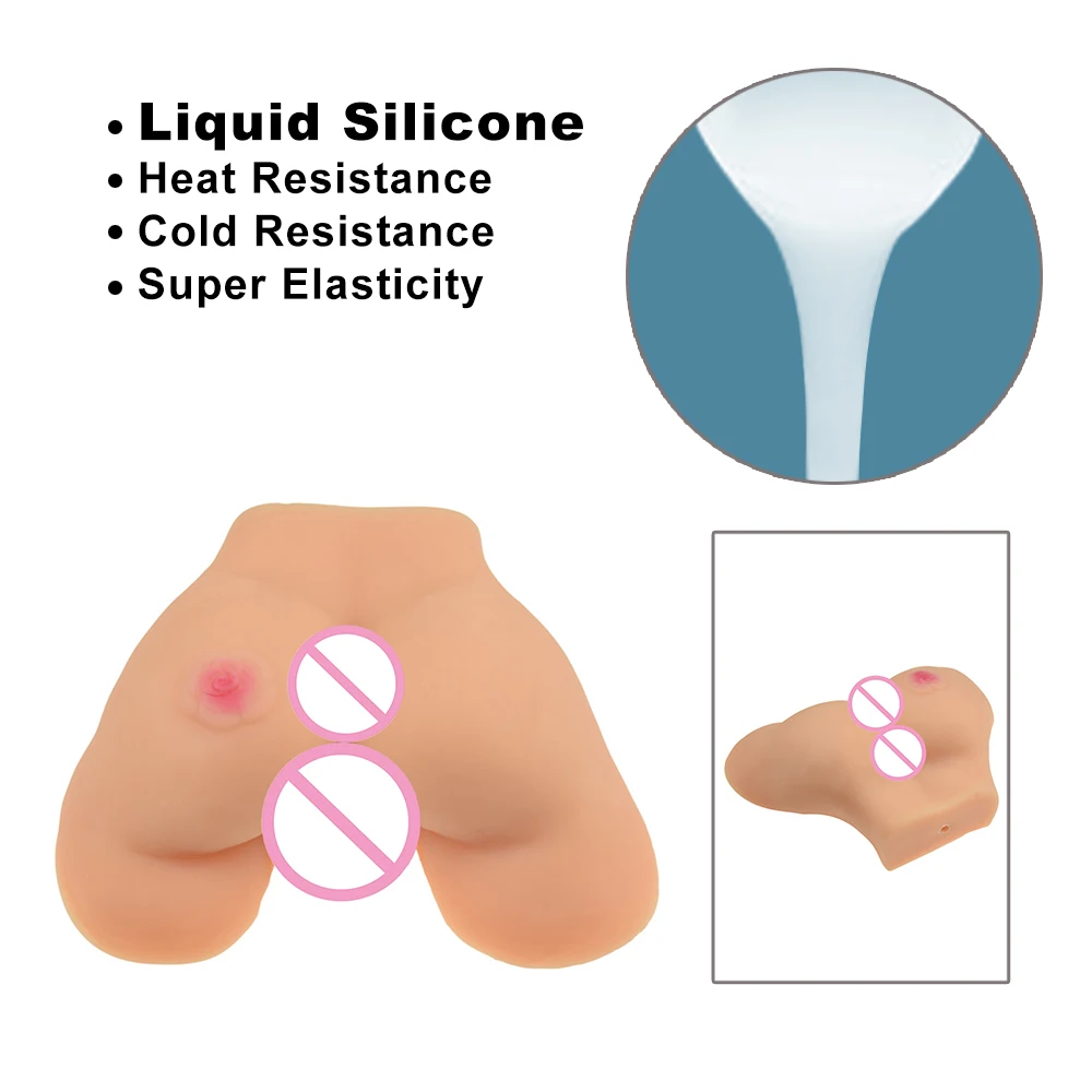 Секс куклы Реалистичная большая попа с влагалища и ануса полный силиконовая