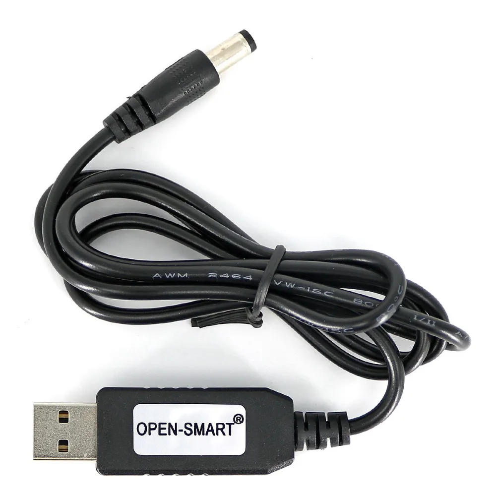 USB 5V до 9V DC Мощность адаптер 5,5 мм 9V DC Jack кабель постоянного тока с повышающий преобразователь постоянного тока модуль для Arduino