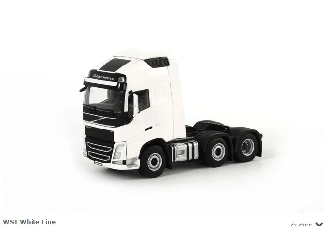 

Collectible Alloy Toy Model WSI 1:50 Scale VO L VO FH4 GL XL Truck Tractor Trailer Vehicles Diecast Toy Model Gift 03-1137