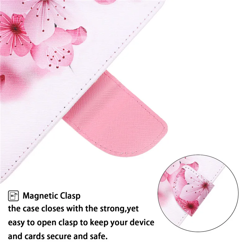 Кожаный чехол-книжка на СПС чехол для Huawei Honor 9 Lite чехол-кошелек с подставкой