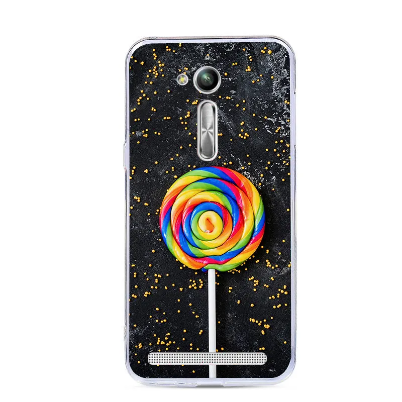 45 Lamo чехол, мягкий ТПУ чехол для телефона для ASUS ZB500KL X00AD Zenfone Go ZB500 ZB 500 KL 500KL ZB500KG, задняя крышка с изображением животных и фруктов, чехол s - Цвет: 45