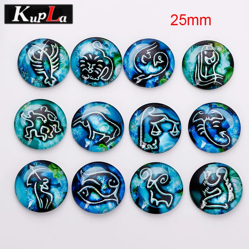 Стеклянный круглый Кабошоны с созвездием кабошоны настройки сделай сам