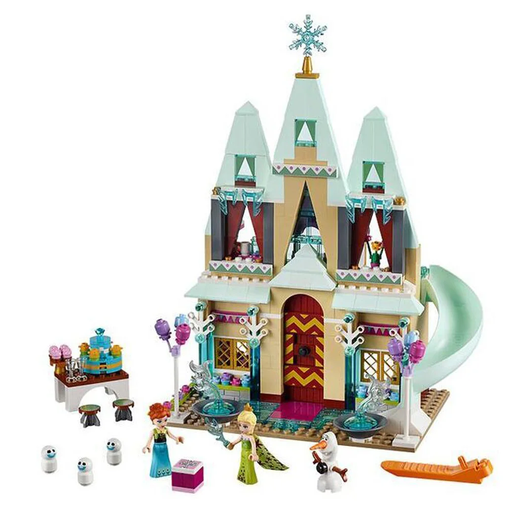 Новые Строительные блоки Arendelle замок Принцесса Анна Эльза строительные фигурки