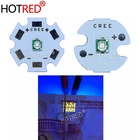 1 шт. 3 Вт 3535 высокомощный Светодиодный УФ светильник вой чип 365nm диод-излучатель Ультрафиолетовый DIY с 812141620 мм pcb