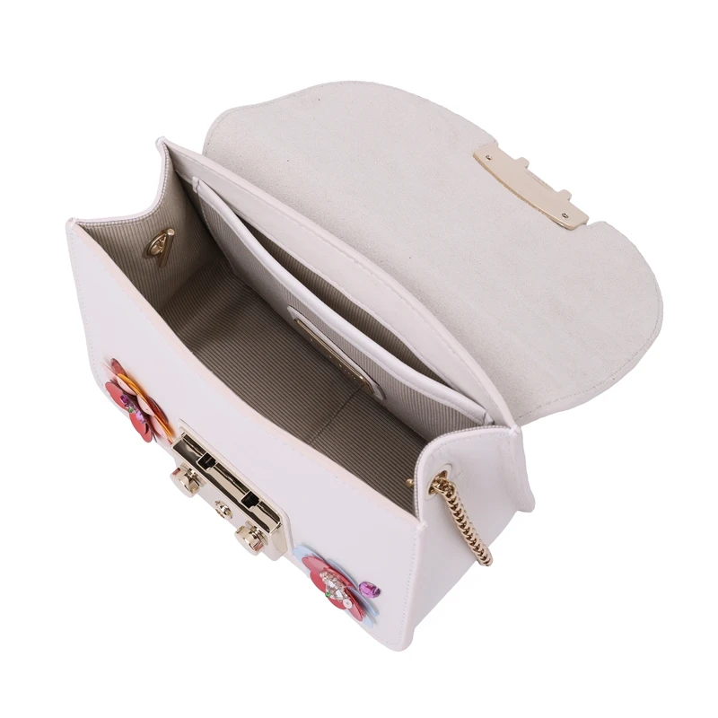 FURLA женщина Метрополис Кливия мини Кроссбоди кожаная сумка BOQ4