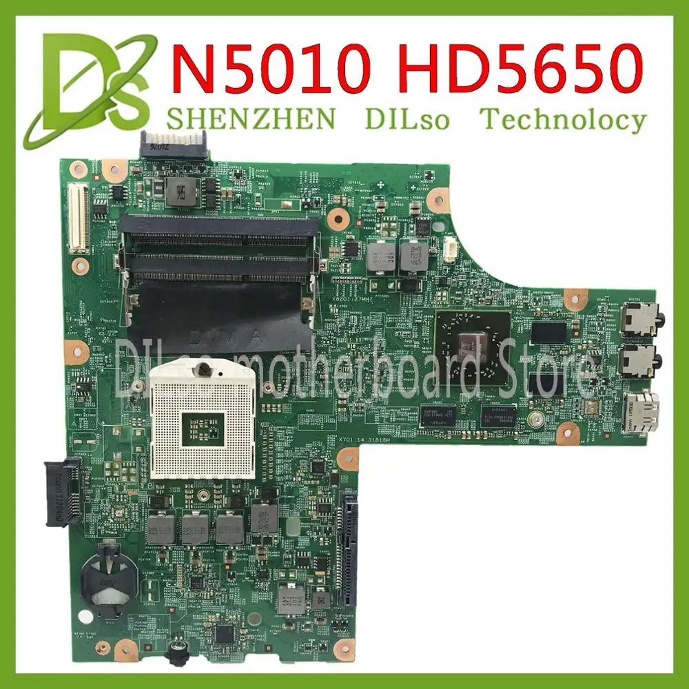 KEFU 09909 1 Материнская плата для DELL inspiron N5010 материнская CN 0VX53T 052F31 48.4HH01.011 HM57 GPU