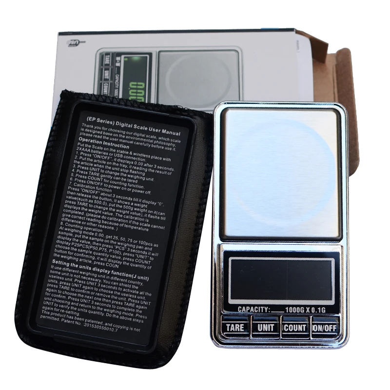 Электронные компактные точные цифровые весы 1 кг/0 г 1000 г|digital scale pocket|scale pocketprecision