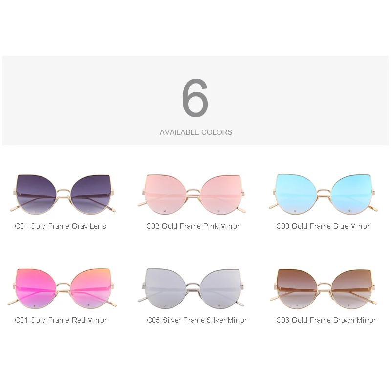 Женские солнцезащитные очки кошачий глаз MERRYS классические брендовые