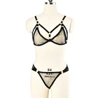 JLX. Портупея Сексуальная кружевная сетчатая портупея с цветочным рисунком ремень в стиле панк строка и сетчатая вышивка стринги трусики