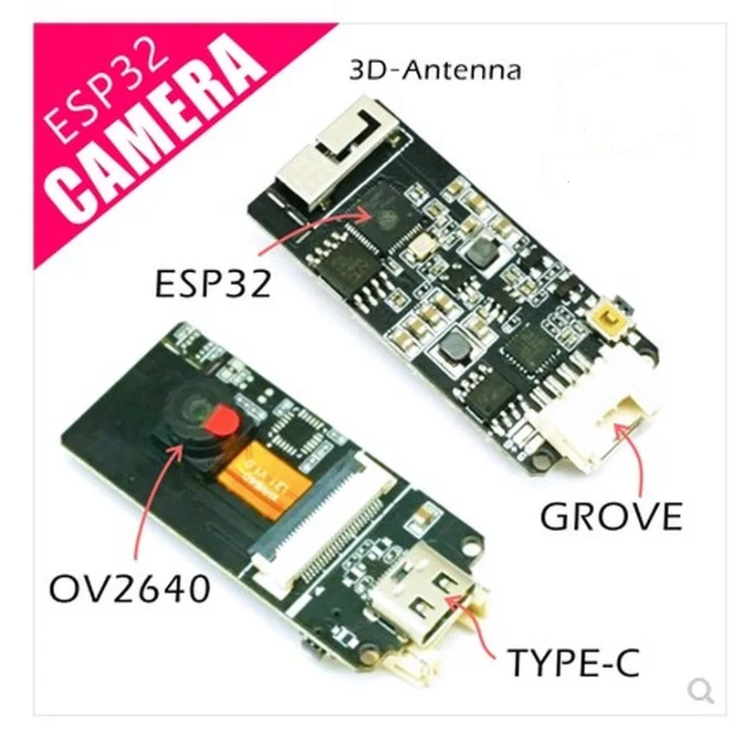 M5Stack ESP32 модуль камеры макетная плата OV2640 камера тип c роща порт 3D Wifi антенна для