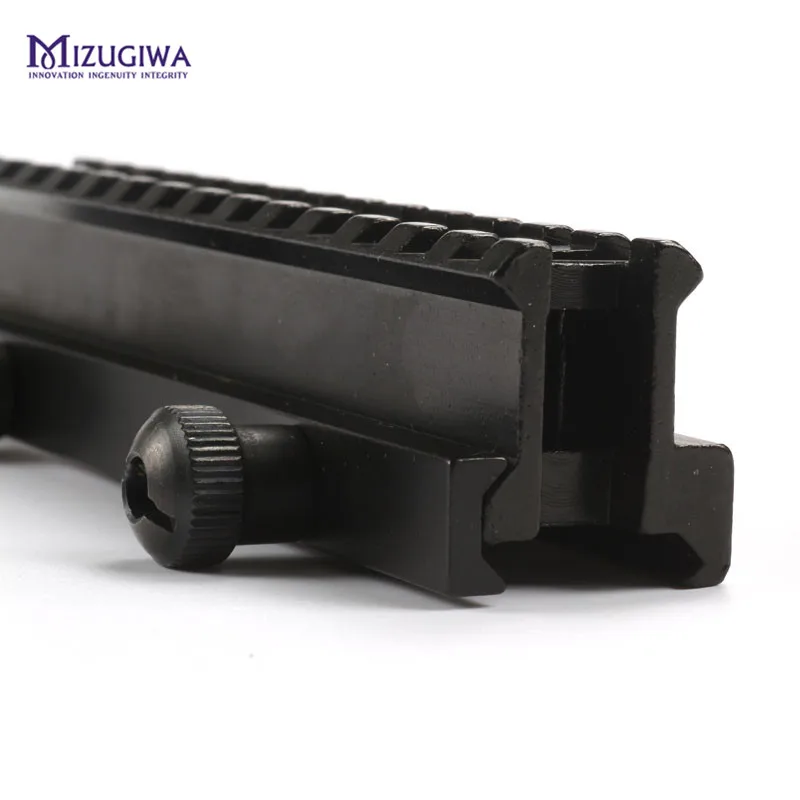 MIZUGIWA AR Riser Mount Weaver Picatinny High Profile See Thru 20 мм с 13 слотами Weaver Picatinny Rails плоский верх винтовка пистолет