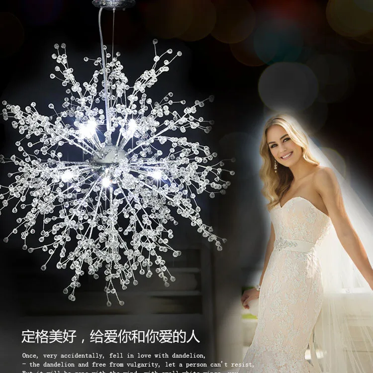 Современные Люстры в виде одуванчиков освещение для спальни кухни кованого