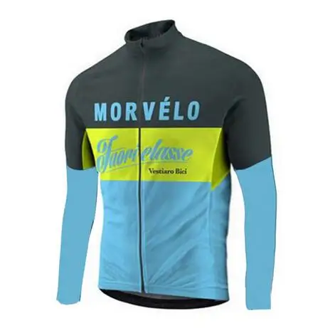 Весна/Осень Morvelo Велоспорт Джерси с длинным рукавом мужская Велоспорт Джерси велосипед одежда Ropa Ciclismo - Цвет: 002