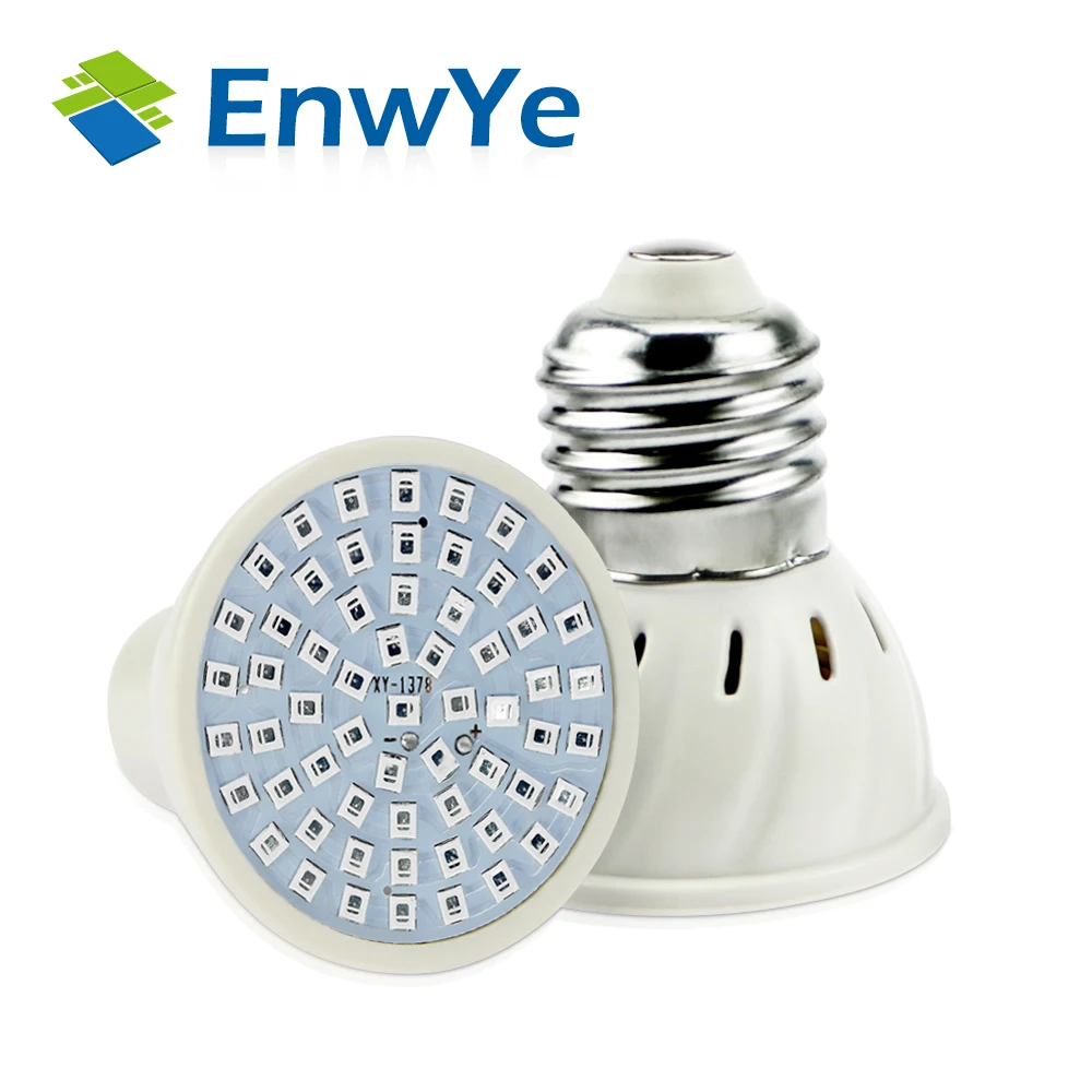 Светодиодный лампада cfl расти светильник E27 E14 MR16 GU10 110V 220V Полный спектр комнатное растение лампы для растений Vegs гидропоники Системы завод